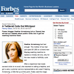 Forbes - A Twitterati Calls Out Whirlpool