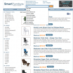 SmartFurniture mit Commerce Search und Auto Completion