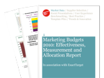 Budgets, Advertising und andere Zahlen Budgets, Advertising und andere Zahlen